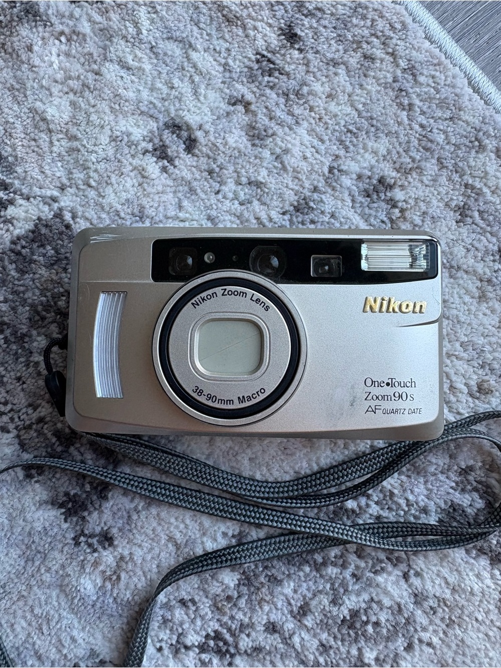 Nikon One-Touch Zoom 90S Silver Point-and-Shoot Camera